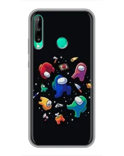 Чохол для Huawei P40 Lite e з картинкою «Among Us космос»