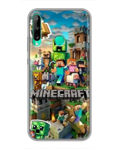 Чехол для Huawei P40 Lite e с картинкой «Замок Minecraft» Чехол для Huawei P40 Lite e с картинкой «Замок Minecraft»