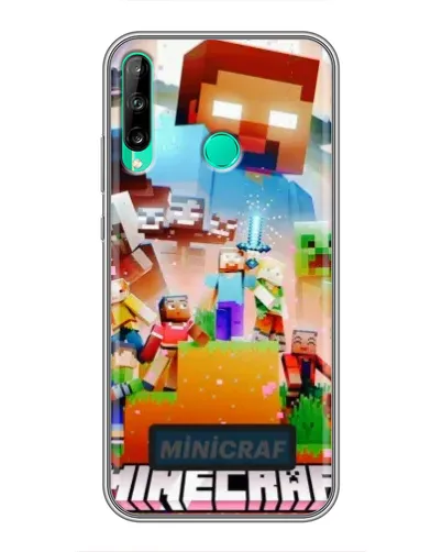 Чехол для Huawei P40 Lite e с картинкой «Minecraft герои игры» Чехол для Huawei P40 Lite e с картинкой «Minecraft герои игры»