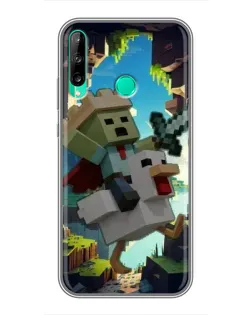 Чехол для Huawei P40 Lite e с картинкой «Стив и гусь»