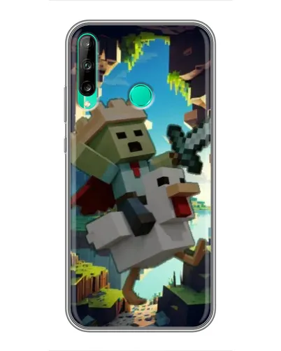 Чехол для Huawei P40 Lite e с картинкой «Стив и гусь» Чехол для Huawei P40 Lite e с картинкой «Стив и гусь»