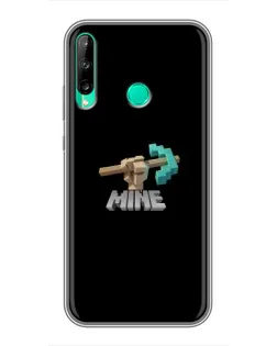 Чехол для Huawei P40 Lite e с картинкой «Алмазная кирка»