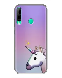 Чехол для Huawei P40 Lite e с картинкой «Единорог градиент»