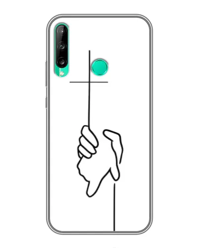Чохол для Huawei P40 Lite e з картинкою «Рука тримає»