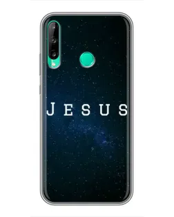 Чохол для Huawei P40 Lite e з картинкою «Зоряне небо Jesus»