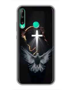Чохол для Huawei P40 Lite e з картинкою «Голуб та Світло»