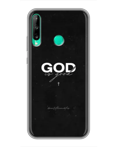 Чохол для Huawei P40 Lite e з картинкою «GOD — Бог над усім»