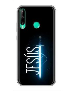 Чохол для Huawei P40 Lite e з картинкою «Меч Духа Jesus»