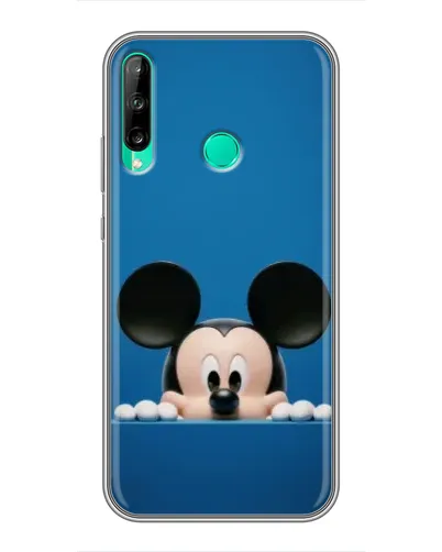 Чехол для Huawei P40 Lite e с картинкой «Микки выглядывает» Чехол для Huawei P40 Lite e с картинкой «Микки выглядывает»