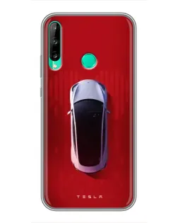 Чохол для Huawei P40 Lite e з картинкою «Tesla Top View» Чохол для Huawei P40 Lite e з картинкою «Tesla Top View»