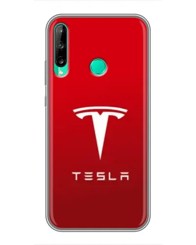 Чохол для Huawei P40 Lite e з картинкою «Tesla Red Classic»