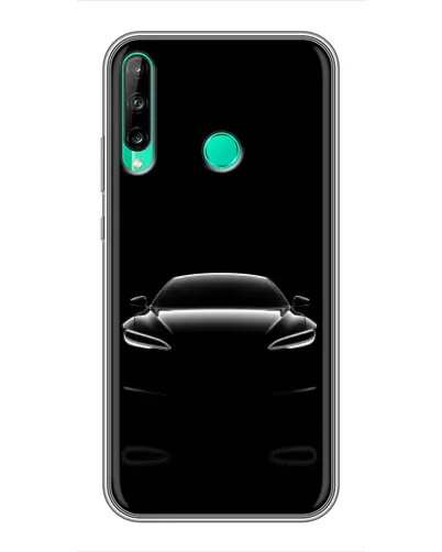 Чохол для Huawei P40 Lite e з картинкою «Силует Tesla Night»