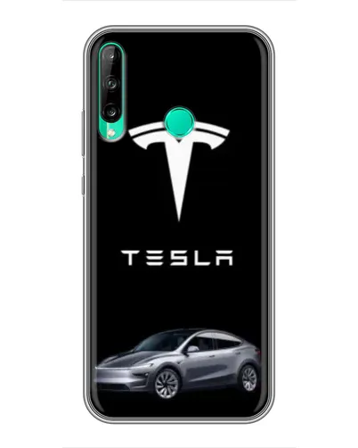 Чохол для Huawei P40 Lite e з картинкою «Tesla Model Y»
