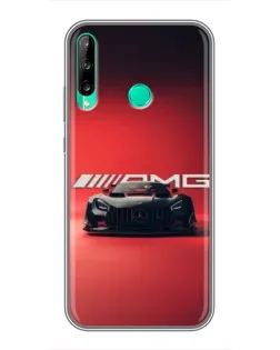 Чохол для Huawei P40 Lite e з картинкою «Mercedes AMG — червона лінія»