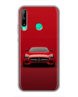 Чохол для Huawei P40 Lite e з картинкою «Червоний Mercedes AMG»