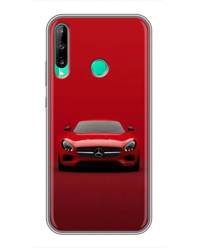 Чохол для Huawei P40 Lite e з картинкою «Червоний Mercedes AMG»