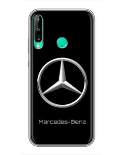 Чохол для Huawei P40 Lite e з картинкою «Mercedes Silver Logo»