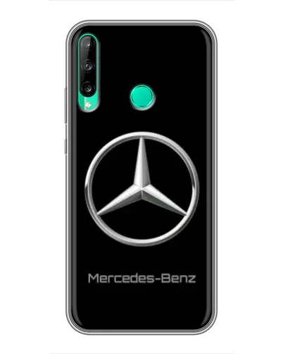 Чохол для Huawei P40 Lite e з картинкою «Mercedes Silver Logo»