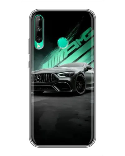 Чохол для Huawei P40 Lite e з картинкою «Темний Mercedes AMG»