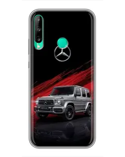 Чохол для Huawei P40 Lite e з картинкою «Mercedes G-Class червоний»