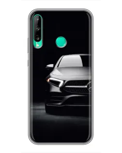 Чохол для Huawei P40 Lite e з картинкою «Світло фар Mercedes»