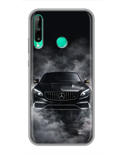 Чохол для Huawei P40 Lite e з картинкою «Mercedes у диму»