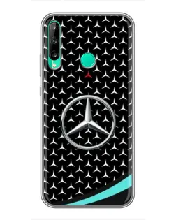 Чохол для Huawei P40 Lite e з картинкою «Mercedes — бірюзовий акцент»