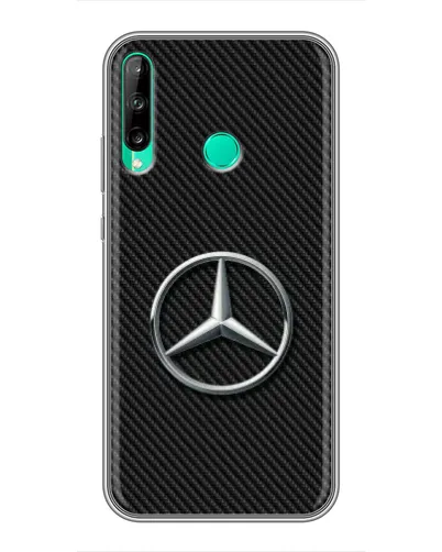 Чохол для Huawei P40 Lite e з картинкою «Карбоновий Mercedes стиль» Чохол для Huawei P40 Lite e з картинкою «Карбоновий Mercedes стиль»