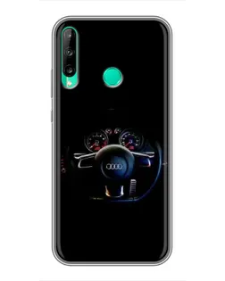 Чохол для Huawei P40 Lite e з картинкою «Салон Audi — кермо» Чохол для Huawei P40 Lite e з картинкою «Салон Audi — кермо»