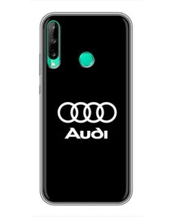 Чохол для Huawei P40 Lite e з картинкою «Класичне лого Audi» Чохол для Huawei P40 Lite e з картинкою «Класичне лого Audi»