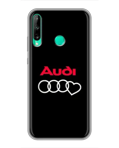 Чохол для Huawei P40 Lite e з картинкою «Логотип Audi Heart»