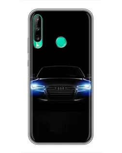 Чохол для Huawei P40 Lite e з картинкою «Audi в неоні»