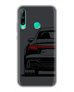Чохол для Huawei P40 Lite e з картинкою «Задня частина Audi — арт»