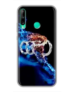 Чохол для Huawei P40 Lite e з картинкою «Енергія лого Audi»