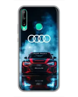 Чохол для Huawei P40 Lite e з картинкою «Audi Sport — неон»