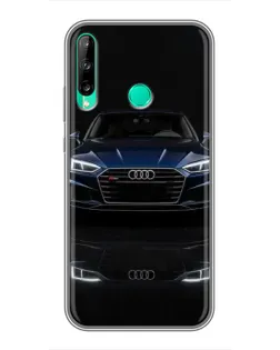 Чохол для Huawei P40 Lite e з картинкою «Audi — нічне відображення»