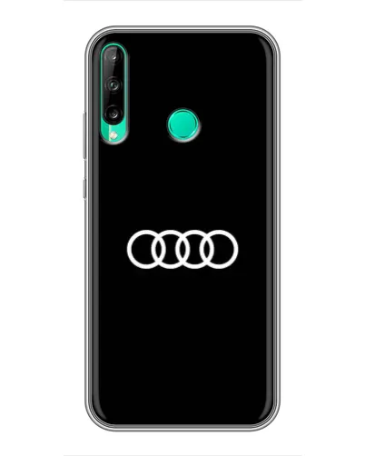 Чохол для Huawei P40 Lite e з картинкою «Audi White Logo»
