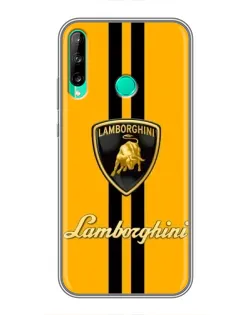 Чохол для Huawei P40 Lite e з картинкою «Lamborghini Stripe жовтий» Чохол для Huawei P40 Lite e з картинкою «Lamborghini Stripe жовтий»