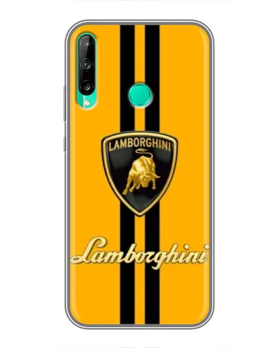 Чохол для Huawei P40 Lite e з картинкою «Lamborghini Stripe жовтий» Чохол для Huawei P40 Lite e з картинкою «Lamborghini Stripe жовтий»