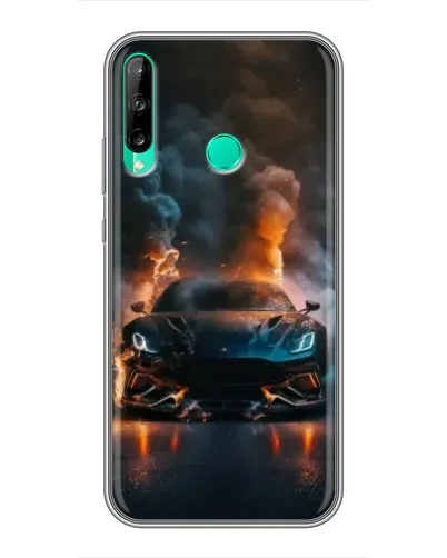 Чохол для Huawei P40 Lite e з картинкою «Lamborghini димна естетика» Чохол для Huawei P40 Lite e з картинкою «Lamborghini димна естетика»