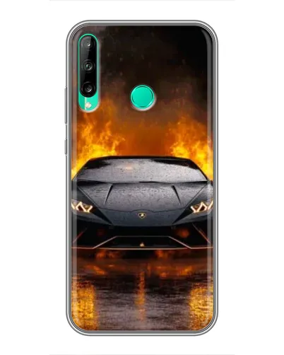 Чохол для Huawei P40 Lite e з картинкою «Lamborghini у вогні» Чохол для Huawei P40 Lite e з картинкою «Lamborghini у вогні»
