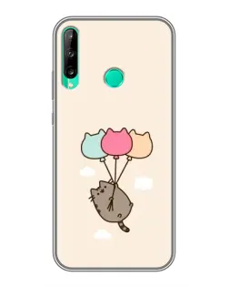 Чехол для Huawei P40 Lite e с картинкой «Пушин на шариках»