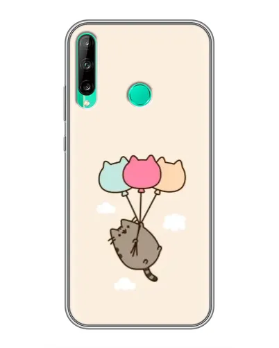 Чехол для Huawei P40 Lite e с картинкой «Пушин на шариках»