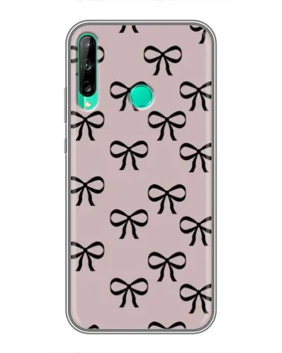 Чехол для Huawei P40 Lite e с картинкой «Черные бантики»