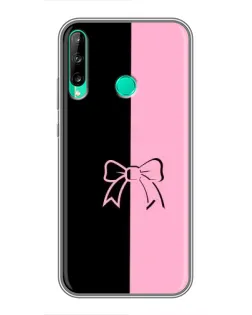 Чехол для Huawei P40 Lite e с картинкой «Половинки банта»