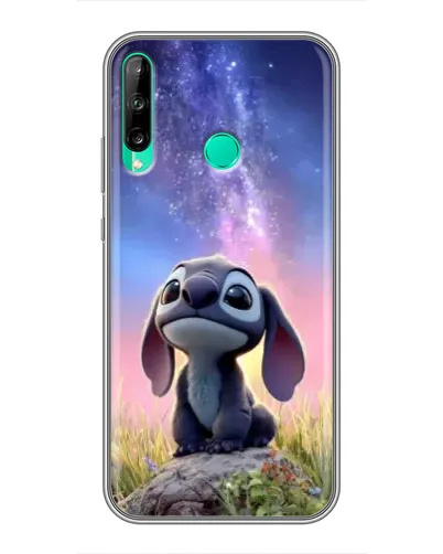 Чехол для Huawei P40 Lite e с картинкой «Стич на рассвете»