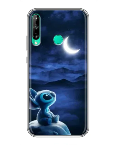 Чехол для Huawei P40 Lite e с картинкой «Лунная ночь Стича»