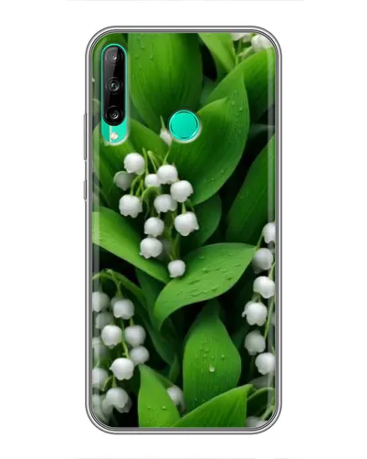 Чехол для Huawei P40 Lite e с картинкой «Ландыши в зелени»
