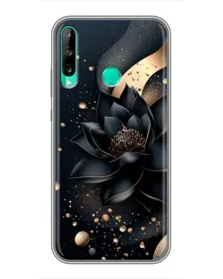 Чехол для Huawei P40 Lite e с картинкой «Черный лотос»