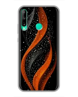 Чехол для Huawei P40 Lite e с картинкой «Огненная звездная волна»